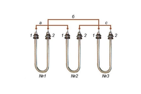 Как подключить ТЭНы треугольником